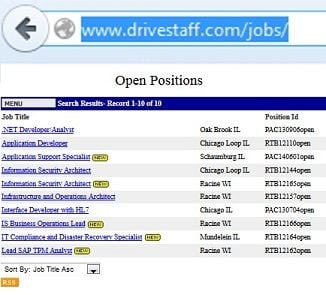 DriveStaff Jobs